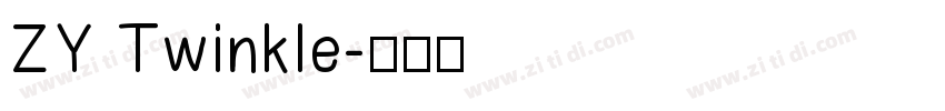 ZY Twinkle字体转换